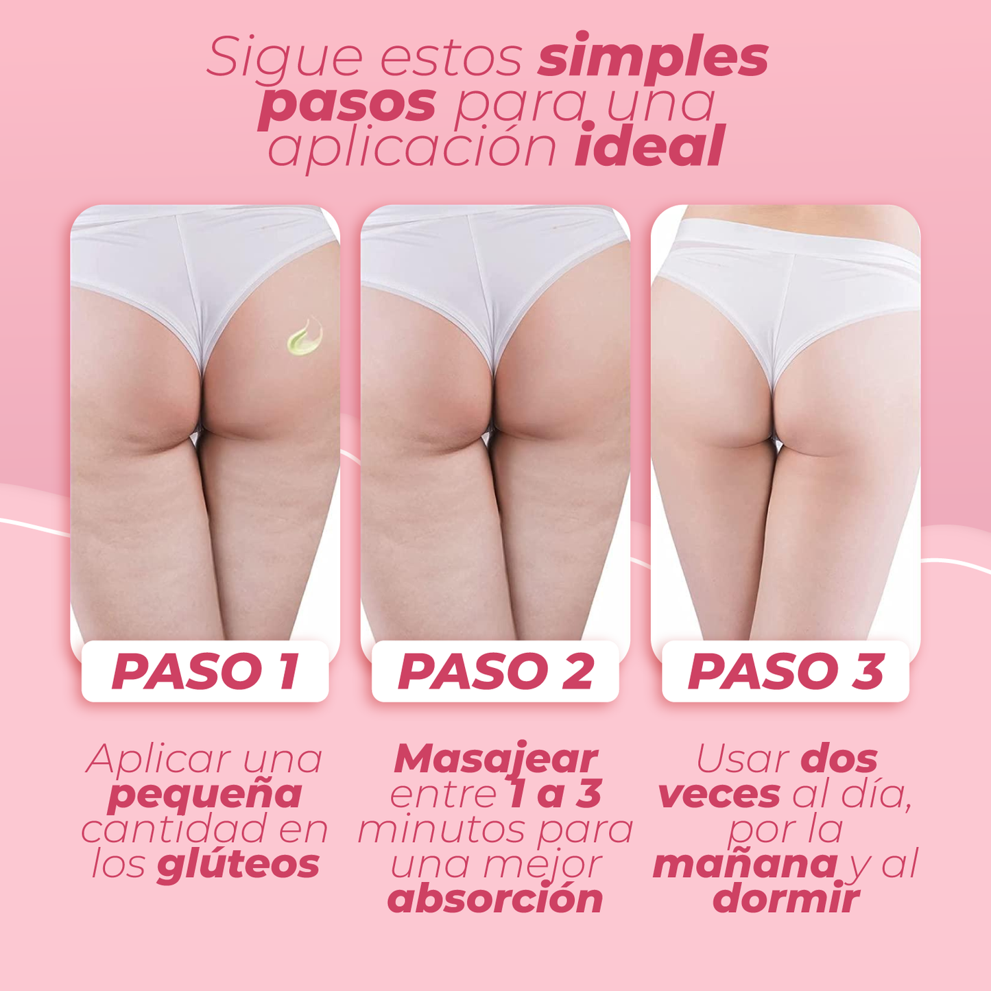 Crema reafirmante y tonificadora de gluteos - Luckylily™