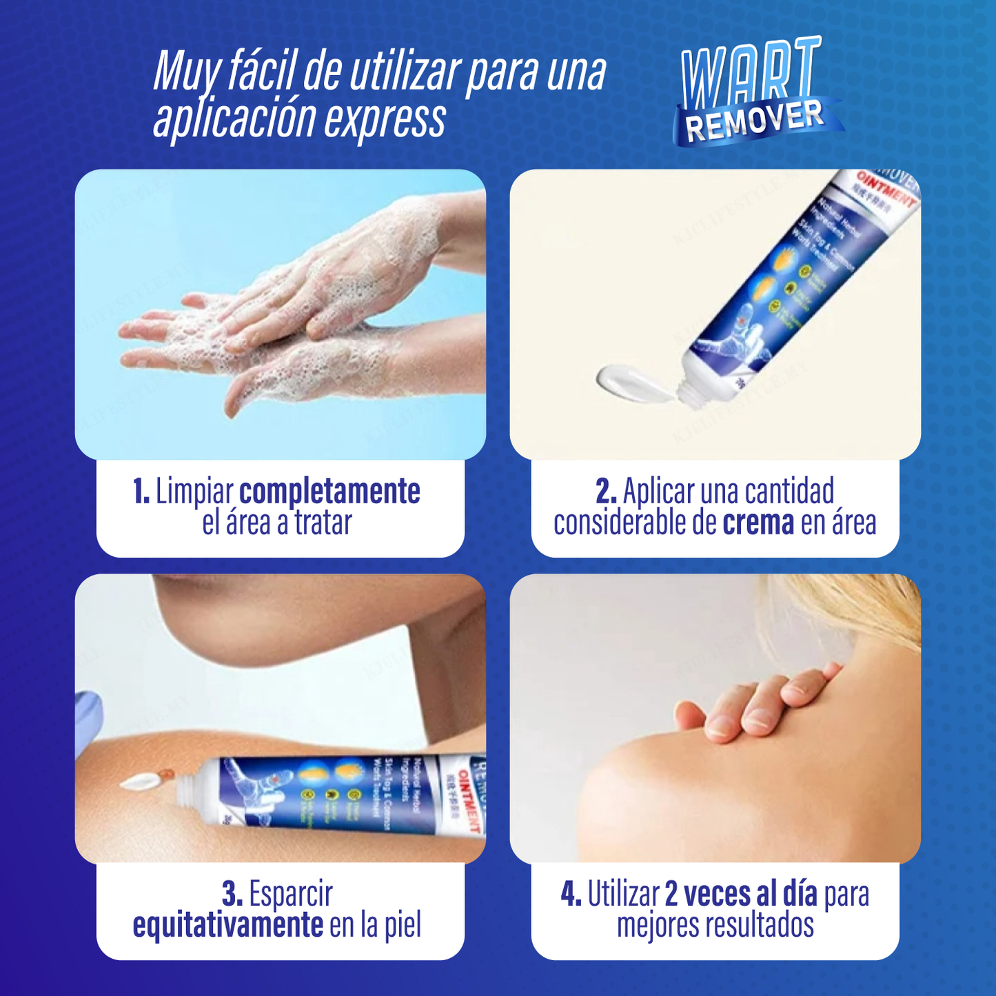 Crema removedora de verrugas - WartOff™